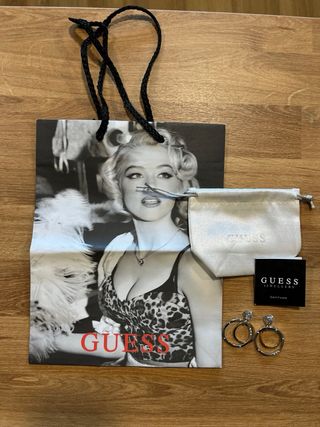 Pendientes Guess Aro Doble