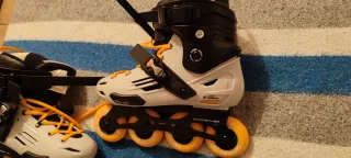 Patines en línea Oxelo talla 42 blancos y negros