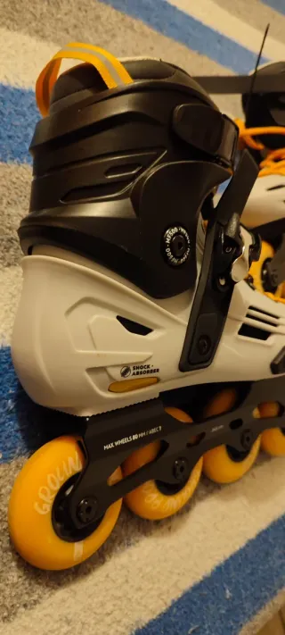 Patines en línea Oxelo talla 42 blancos y negros