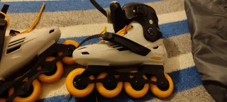 Patines en línea Oxelo talla 42 blancos y negros