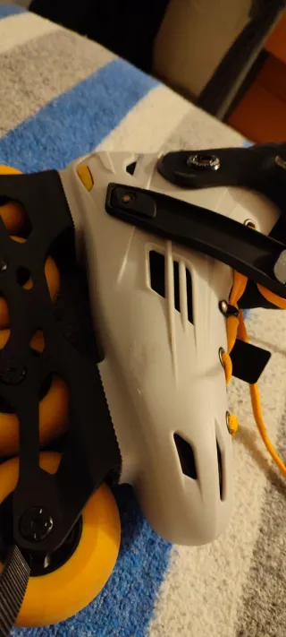 Patines en línea Oxelo talla 42 blancos y negros