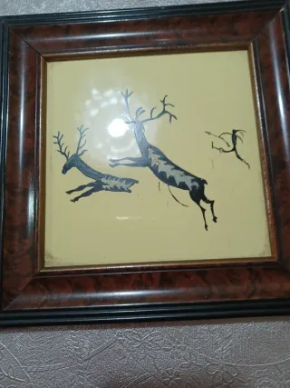 Pareja de azulejos antiguos