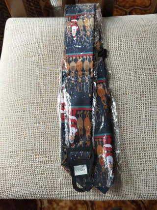 Corbata Navideña Santa y Renos