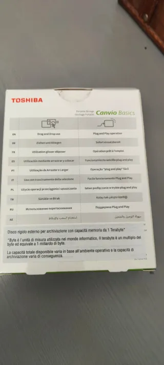 Toshiba Canvio Basics 1TB Hard Disk