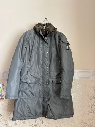 Parka Refrigue Grigia con Pelliccia