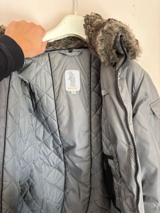 Parka Refrigue Grigia con Pelliccia