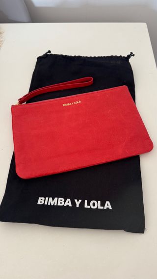 Bolso de mano Bimba y Lola rojo