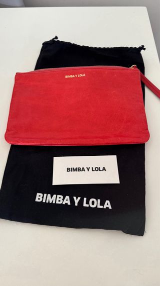 Bolso de mano Bimba y Lola rojo