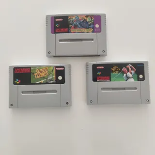 Lote de 3  Video Juegos para Super Nintendo