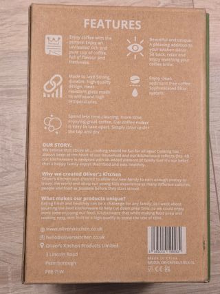 Cafetera Francesa Oliver's Kitchen