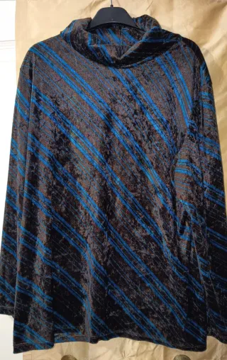 Camisa de terciopelo XL