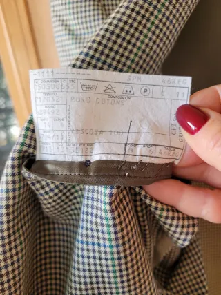 Giacca uomo beige/grigia