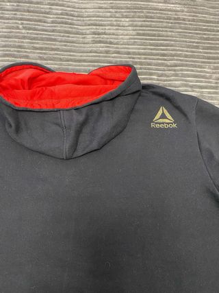 Sudadera Reebok Negra y Roja