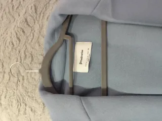 Abrigo paño azul talla S