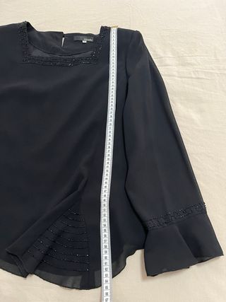 Blusa fiesta negra de Nicchi