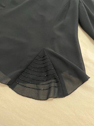 Blusa fiesta negra de Nicchi