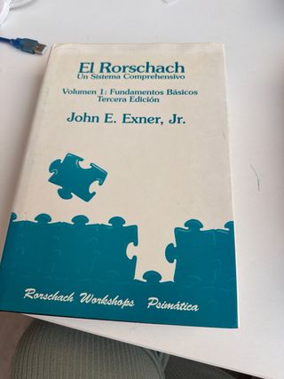 Láminas Test Rorschach - y manuales