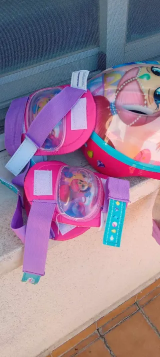 Patines con casco infantil para principiantes mas