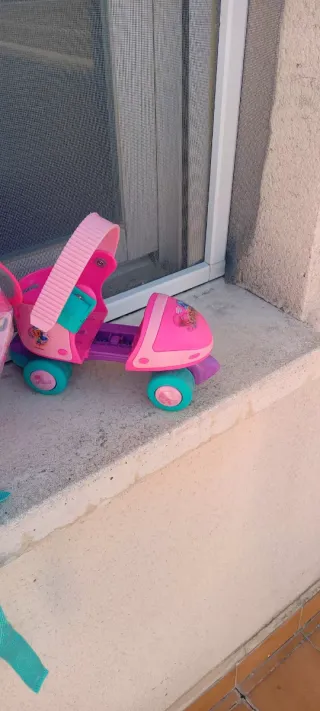 Patines con casco infantil para principiantes mas