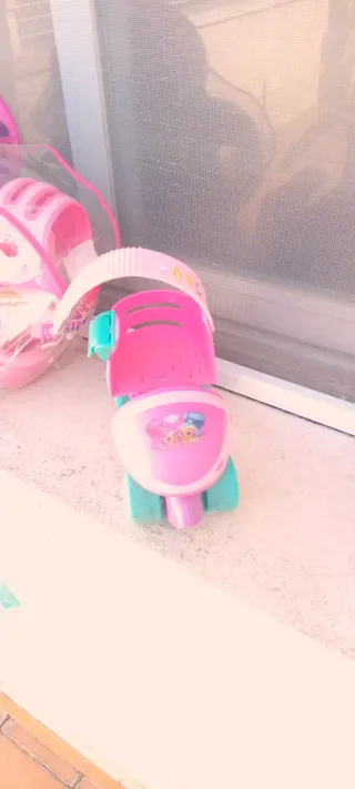 Patines con casco infantil para principiantes mas