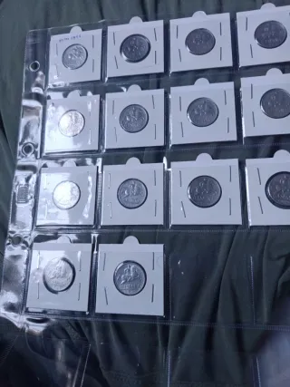 Monedas 5 y 10 céntimos 1940-1953