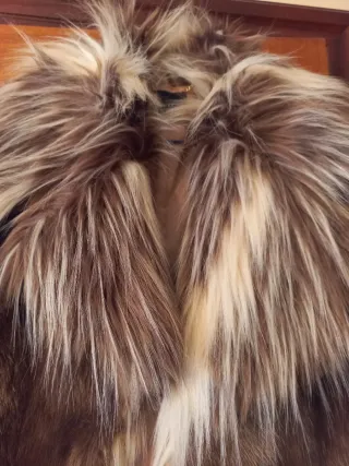 Chaquetón de pelo sintético