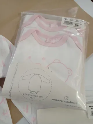 3 Body cotone caldo bambina 12 mesi