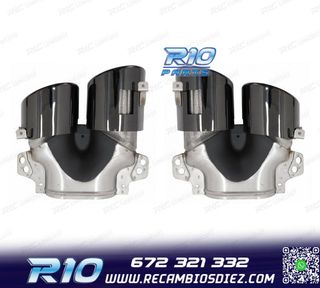 COLAS DE ESCAPE MERCEDES GLE W167 19- LOOK GLE53 NEGRO