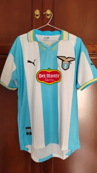 Camiseta Puma Lazio Azul y Blanca