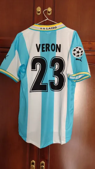 Camiseta Puma Lazio Azul y Blanca