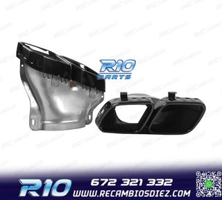 COLAS DE ESCAPE MERCEDES GLE W167 19- LOOK GLE63 NEGRO