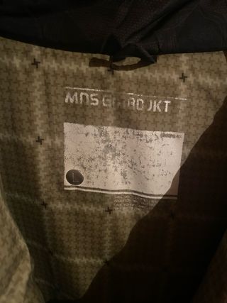 Abrigo negro talla L