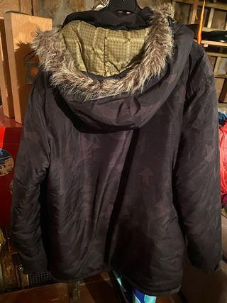 Abrigo negro talla L