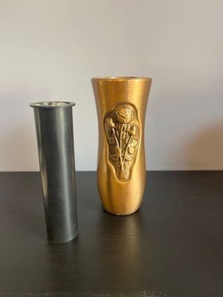 Vasetto in Bronzo per Cimitero porta orchidee