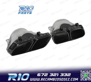 COLAS DE ESCAPE MERCEDES GLE W167 19- LOOK GLE63 NEGRO