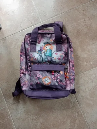 Mochila juvenil estampada