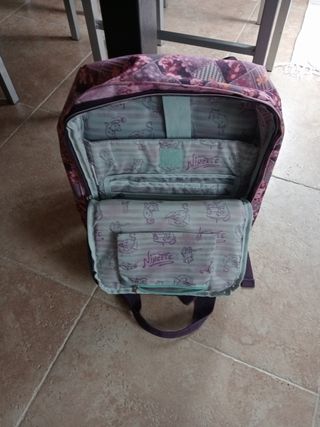 Mochila juvenil estampada