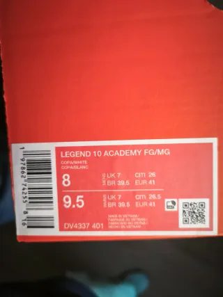 Botas de fútbol Nike Tiempo Talla 41