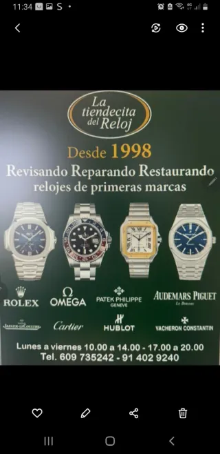 Rolex DateJust 36mm 16013 Oro y Blanco