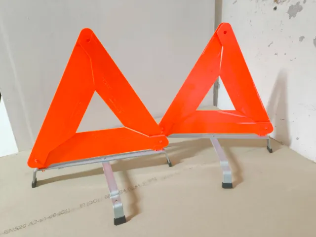 2 Triángulos Emergencia Coche Reflectantes
