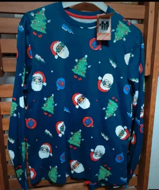 Pijama Navidad Manga Larga