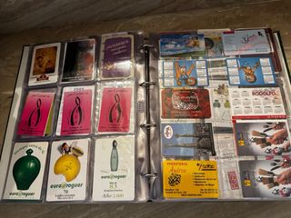 Lote 10 álbumes calendarios bolsillo