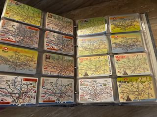 Lote 10 álbumes calendarios bolsillo