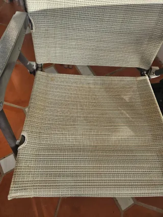 Tavolo da Terrazza in Cristallo e Ferro + Sedia