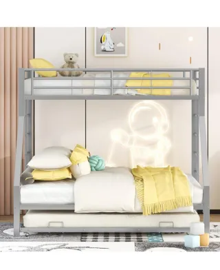 Litera Matrimonial Metálica Gris