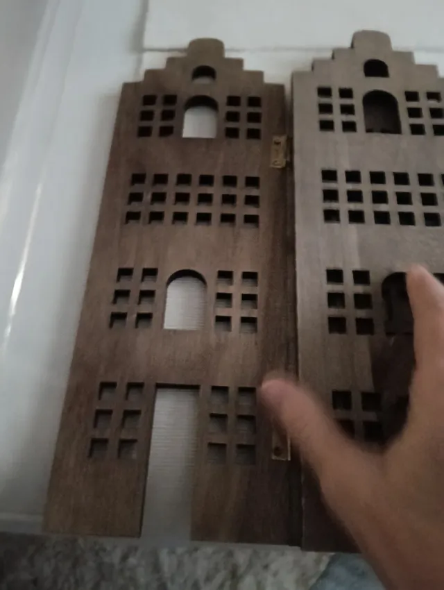 Fondo para pesebre de madera