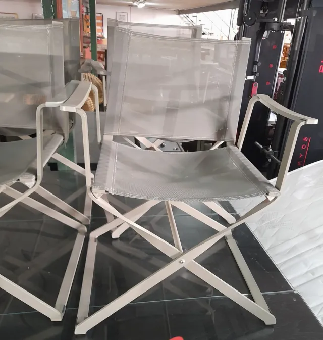 2 Sillas de Acampada Plegables Grises , Unidad 20€