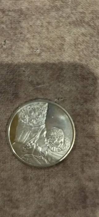 Moneda Plata 925 AIF-166 mare de Deu Dels desampar