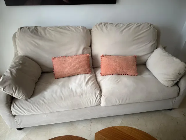 Divano a 2 posti beige