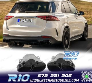 COLAS DE ESCAPE MERCEDES GLE W167 19- LOOK GLE63 NEGRO